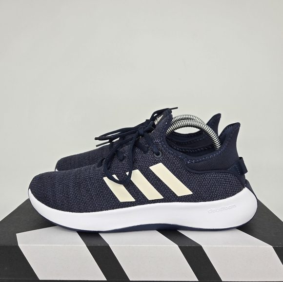 New adidas Cloudfoam Pure 'Legend Ink Orbit Grey' Women's Running Shoes Size 8 - Picture 1 of 8